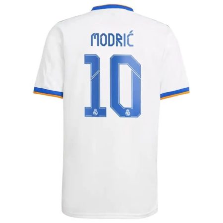 Camisola Real Madrid Luka Modrić 10 Principal 2021 2022